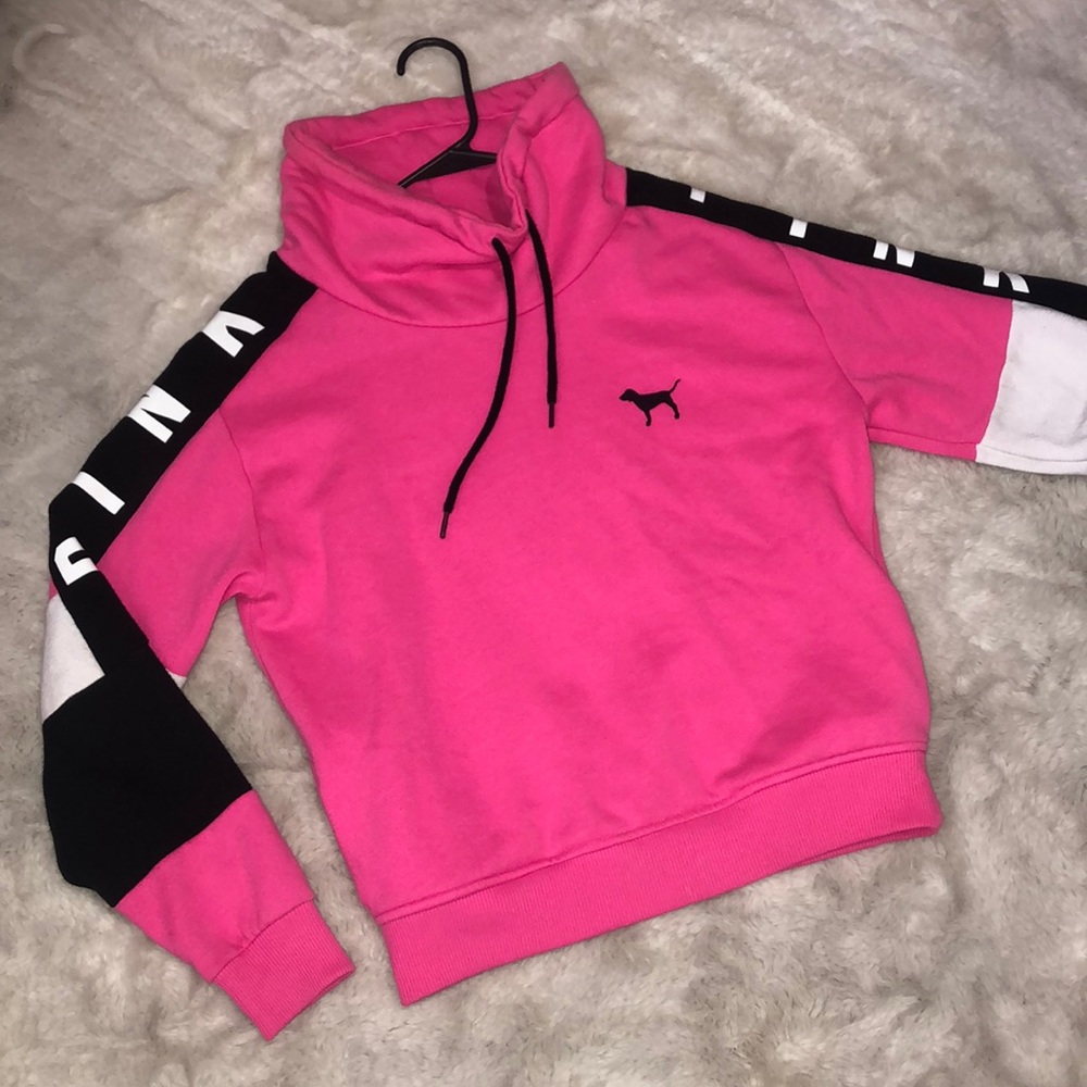 PINK Sweater- Pink/Black